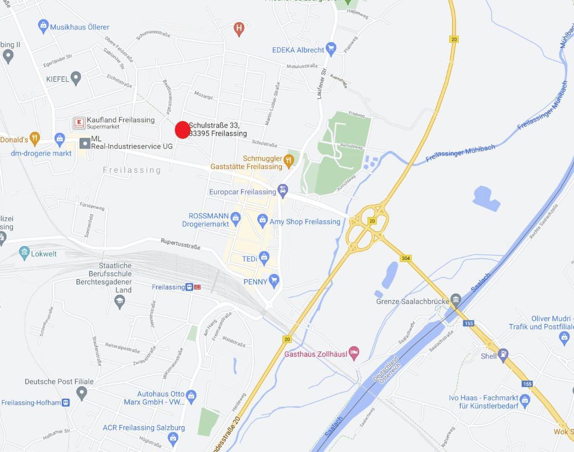 Eg Links-Wunderschoene 70M Grosse 2-Zimmer City Wohnung Naehe Salzburg Freilassing Zewnętrze zdjęcie